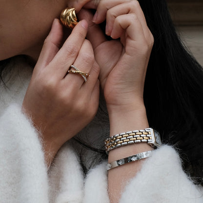 Star Bangle | Sølvbelagt