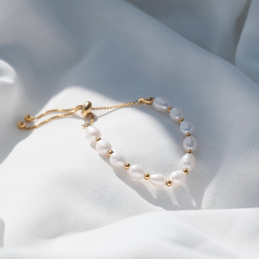 Gaia armbånd |Guldbelagt